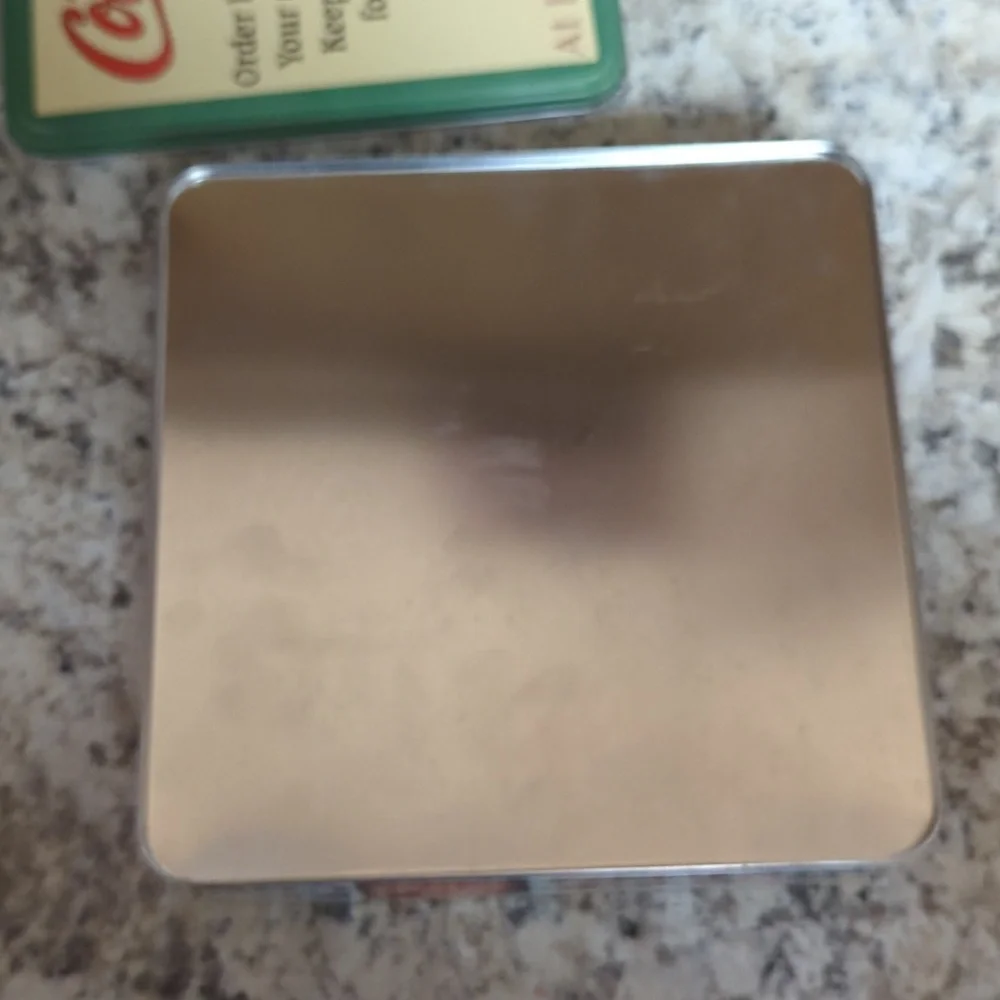 Vintage Tin Can Coca-Cola Tin Box 8.5 x 8.5 - great condition